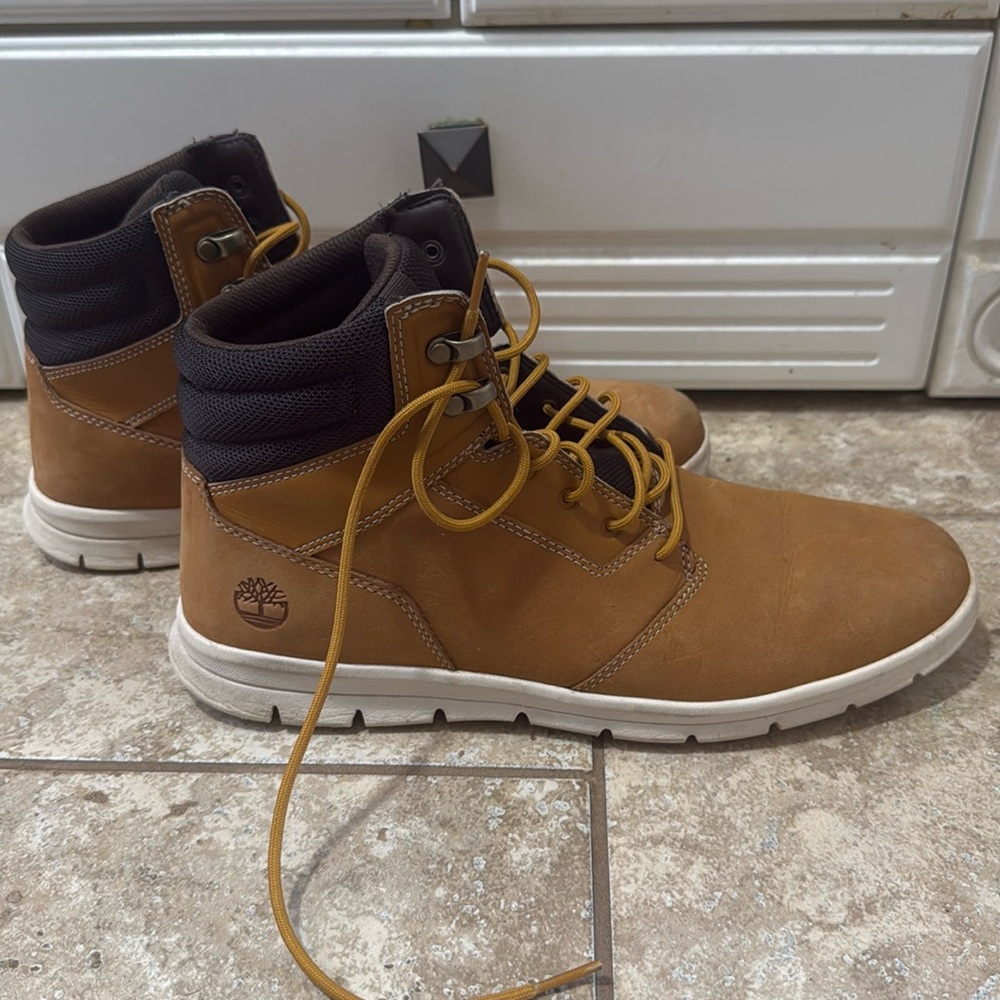Timberland Men’s Boots - Tan - Size 10